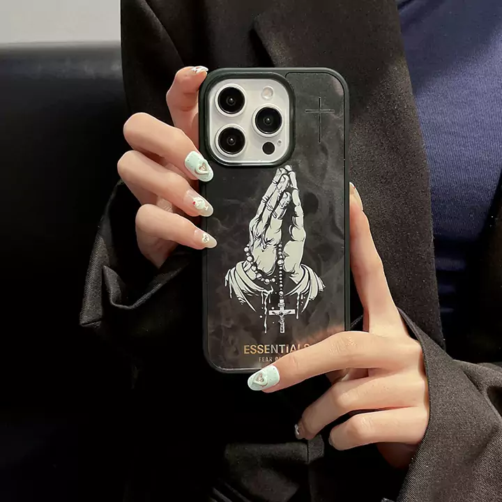 chrome hearts magnetic mirror praying hands iphone case