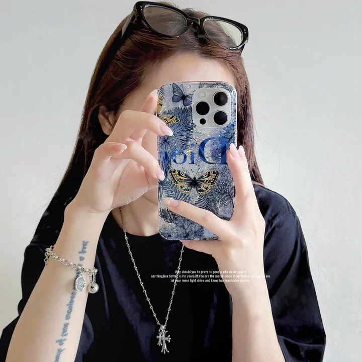 dior floral butterfly iphone case