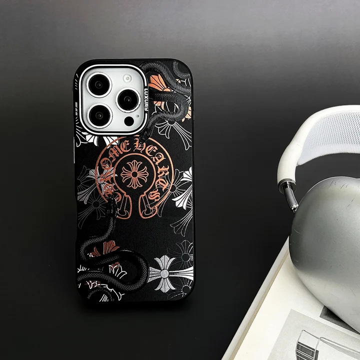  chrome hearts iphone 14/14pro case