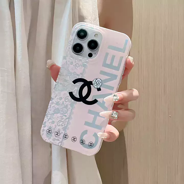 chanel silver based matte iphone case