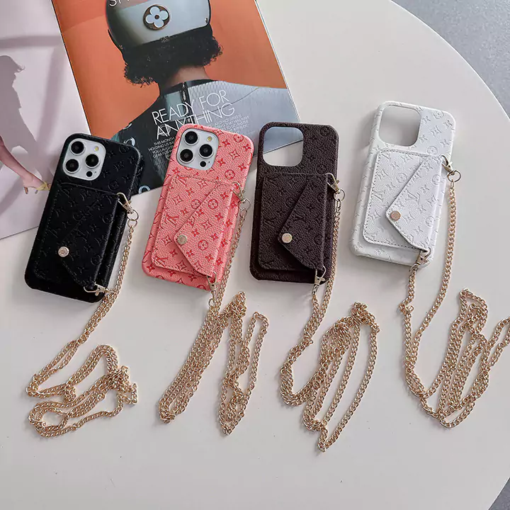 louis vuitton embossed bracelet - style card holder iphone case