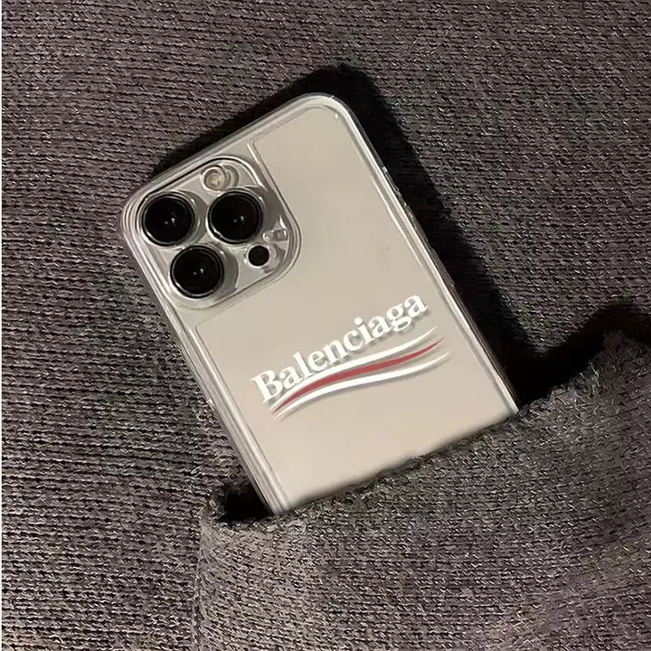 balenciaga clear logo iphone case