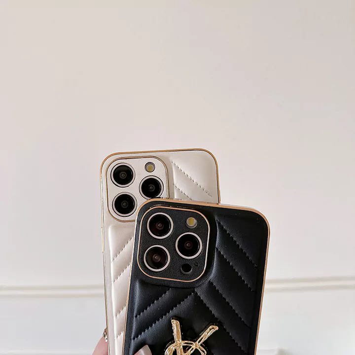 yves saint laurent quilted stripe iphone case