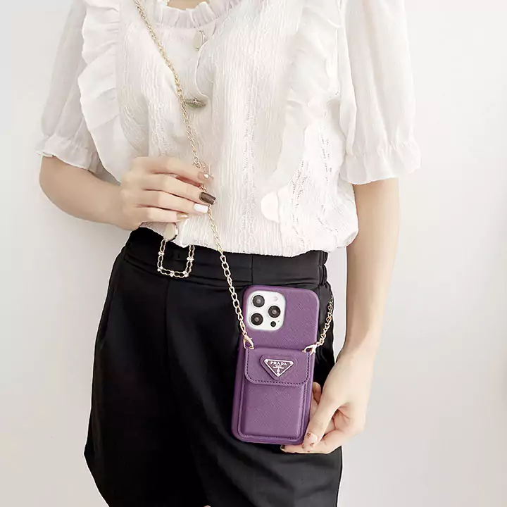 Prada card holder phone case