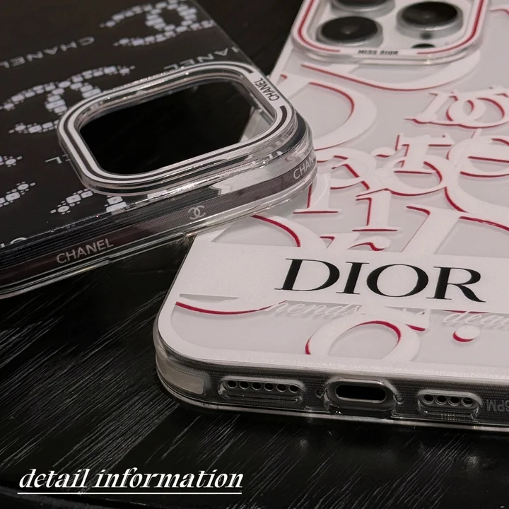  white dior black chanel iphone 13/13pro case