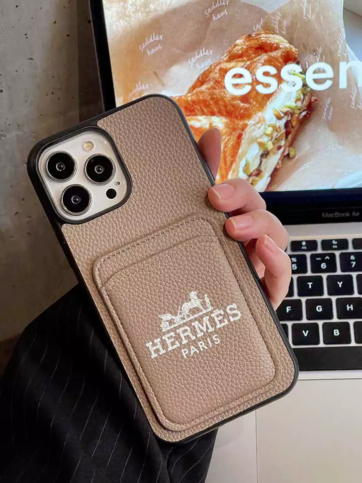 Hermès pebble grain phone case