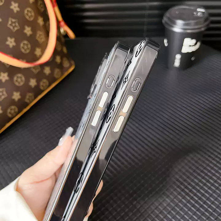louis vuitton electroplated transparent iphone case