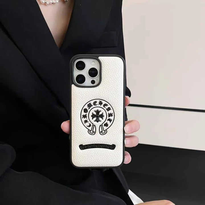  chrome hearts iphone 15/15pro case