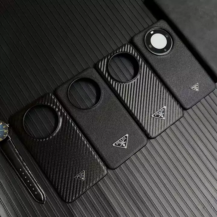 prada black leather iphone 16/16pro/pro max case