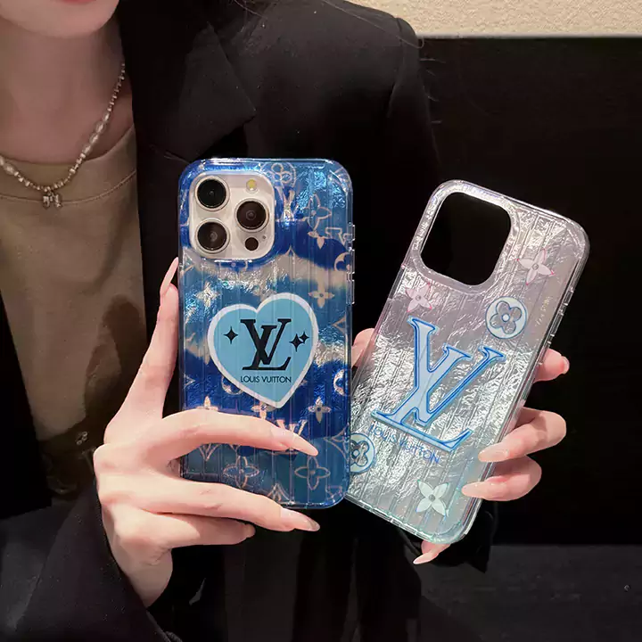 blue - themed LV iPhone case