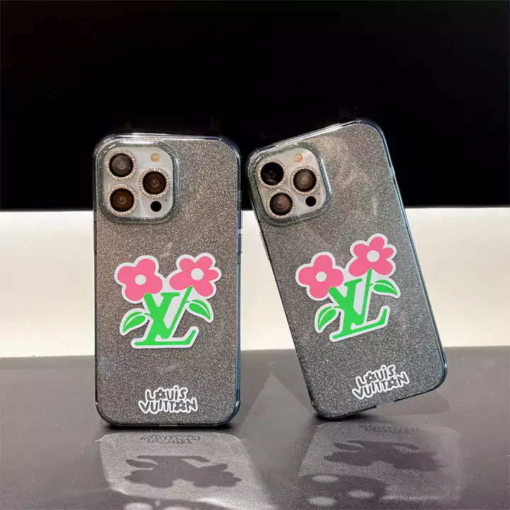 louis vuitton glittery floral iphone case