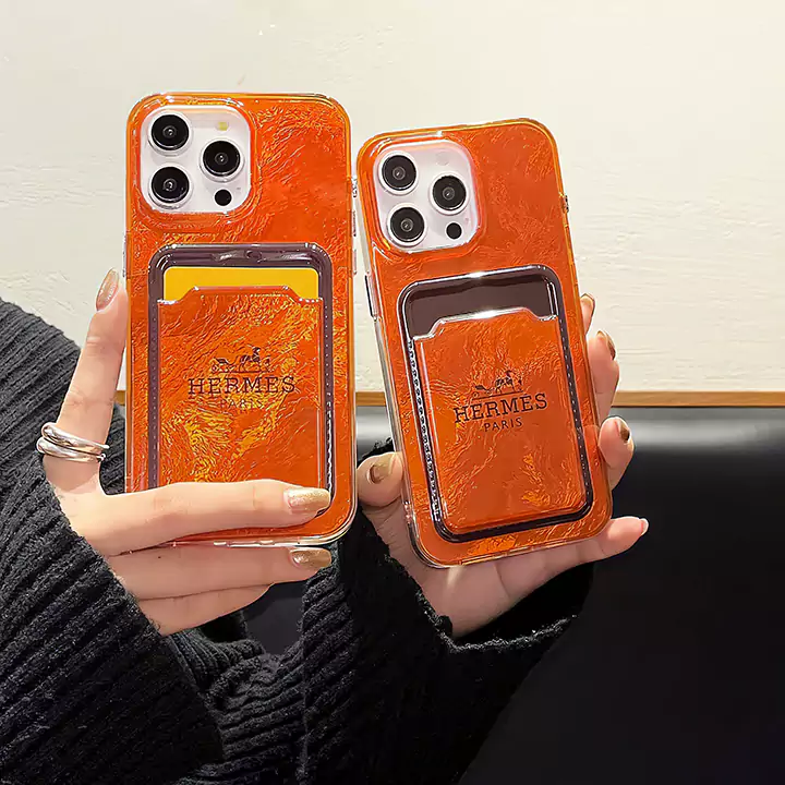 hermès card slot iphone case