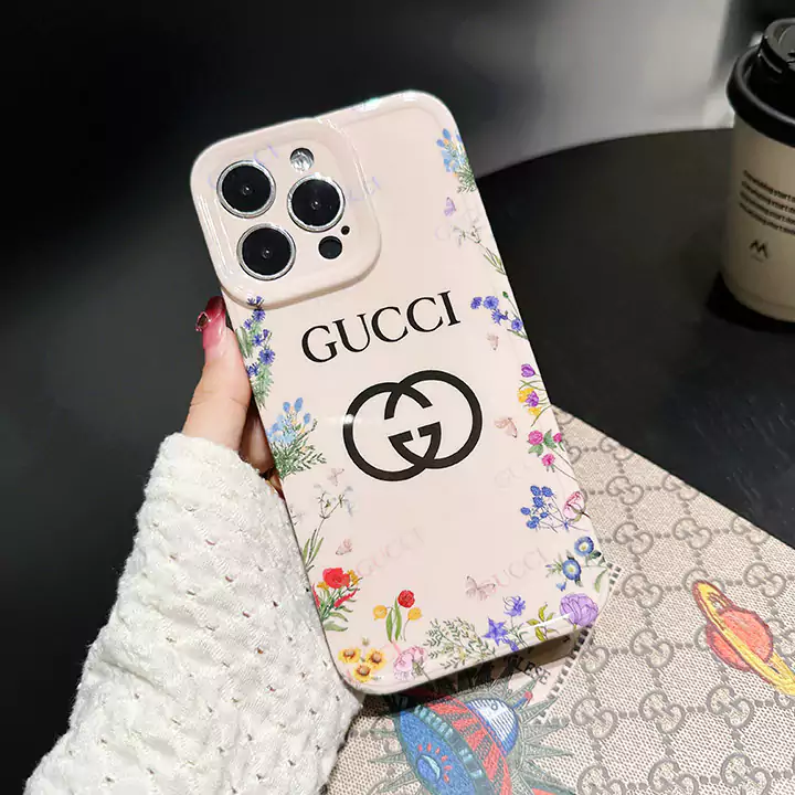 gucci glossy floral iphone 16/16pro/pro max case