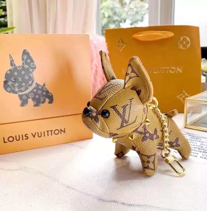 Louis Vuitton cute puppy keychain