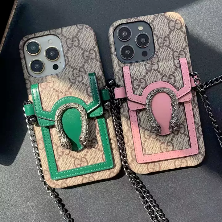 gucci three - color card holder iphone case