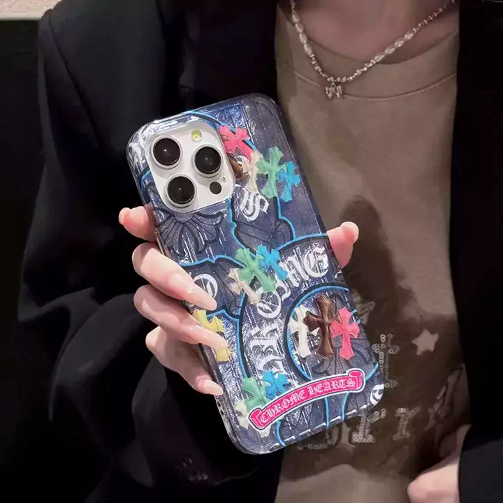  chrome hearts iphone 15/15pro case