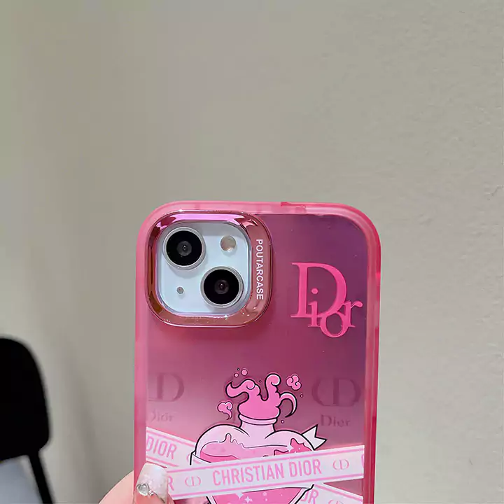 dior semi-transparent bear stand iphone 16/16pro/pro max case