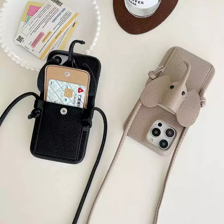 loewe elephant trunk cardholder crossbody iphone 16/16pro/pro max case