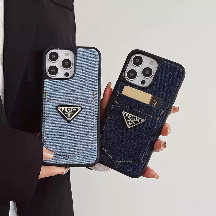 Prada denim phone case