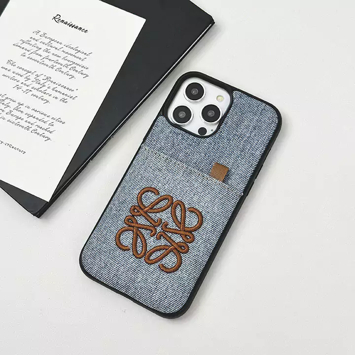 loewe denim card slot iphone 16/16pro/pro max case