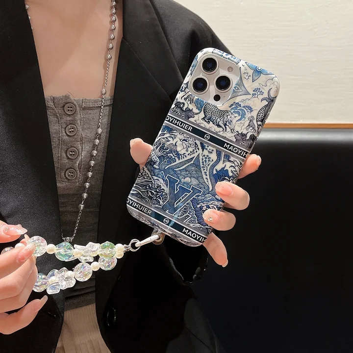  iPhone case with crystal bracelet