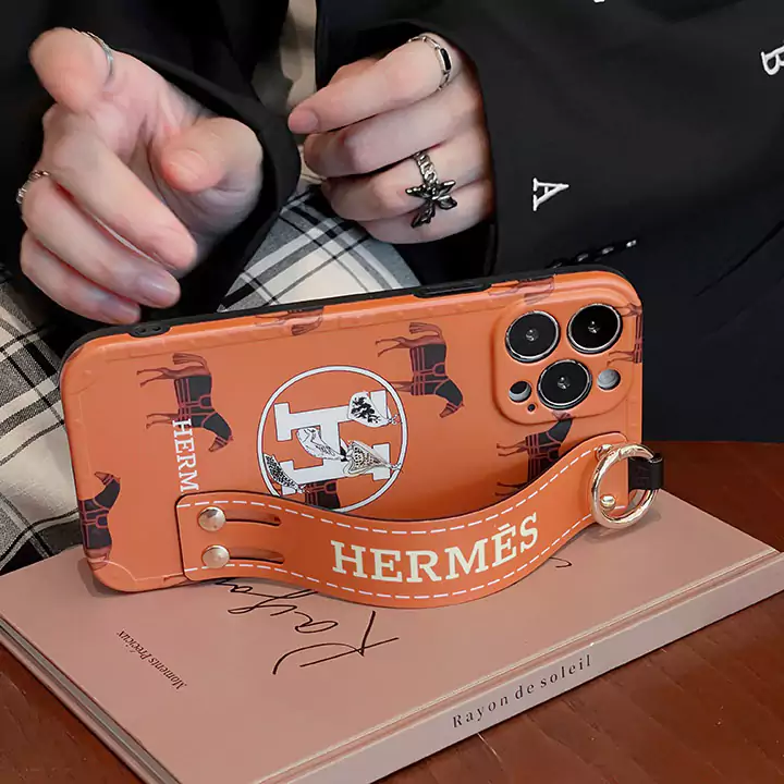hermès wrist strap iphone case
