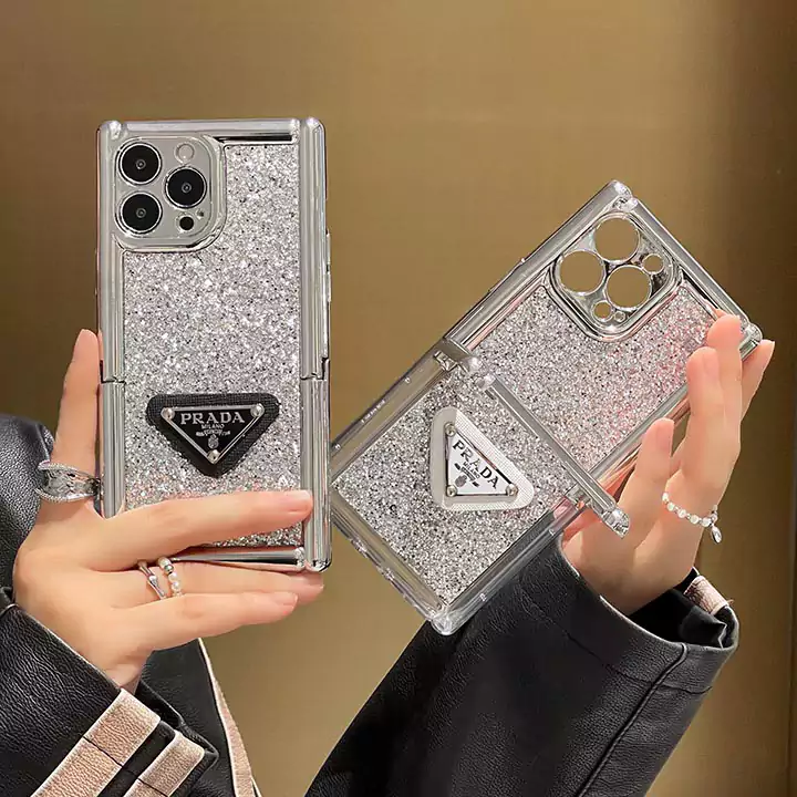 diy prada roman - style stand glitter iphone case