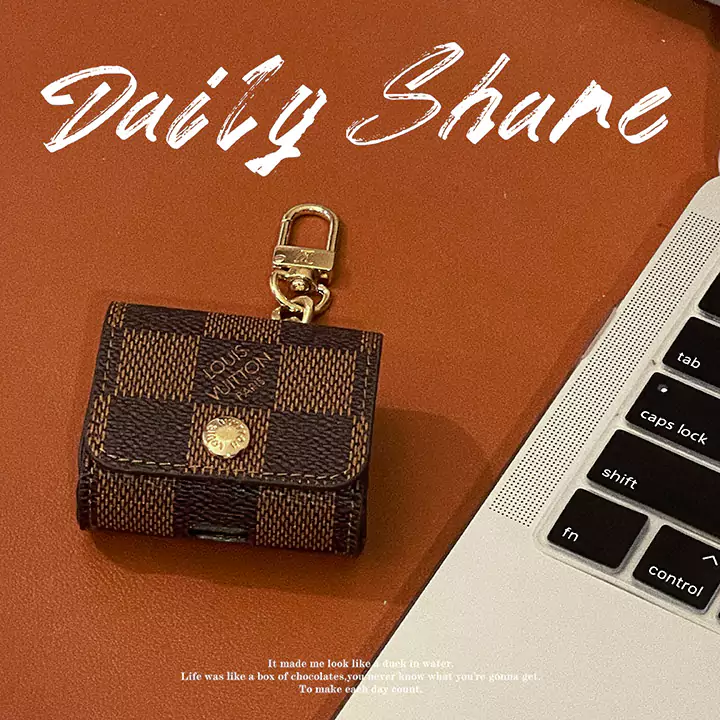 LV - inspired classic monogram AirPods case