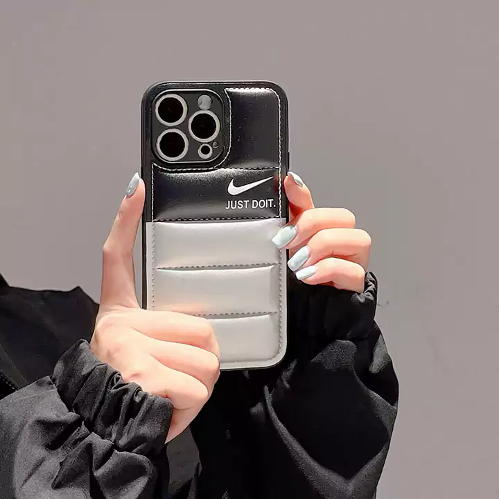 nike dual-color puffer iphone 16/16pro/pro max case