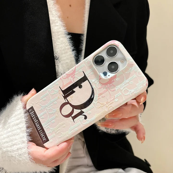  pink chanel dior iphone 13/13pro case
