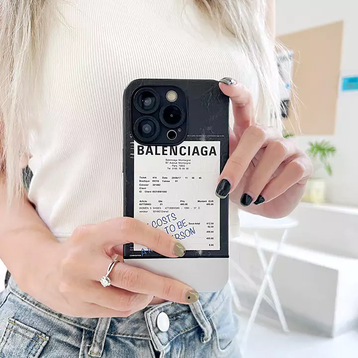balenciaga label logo iphone 16/16pro/pro max case