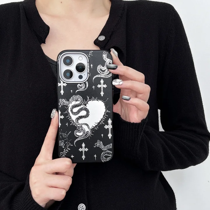  chrome hearts iphone 16/16pro case