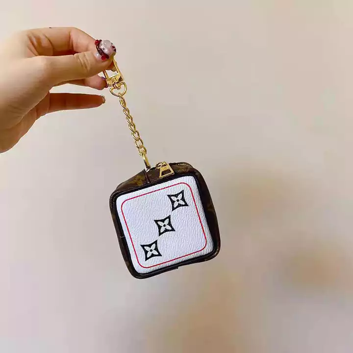 Louis Vuitton dice - shaped coin purse keychain