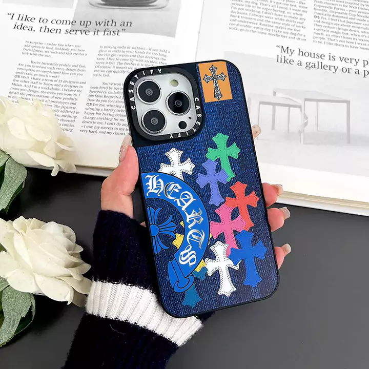  chrome hearts iphone 14/14pro case