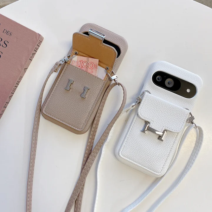 hermes card - slot crossbody iphone 15/15pro case