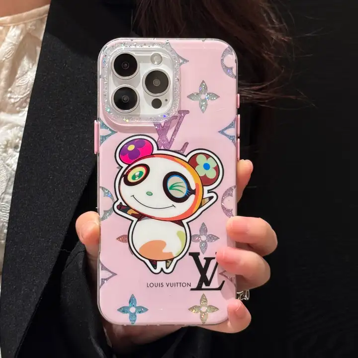  Shimmery colorful LV phone case