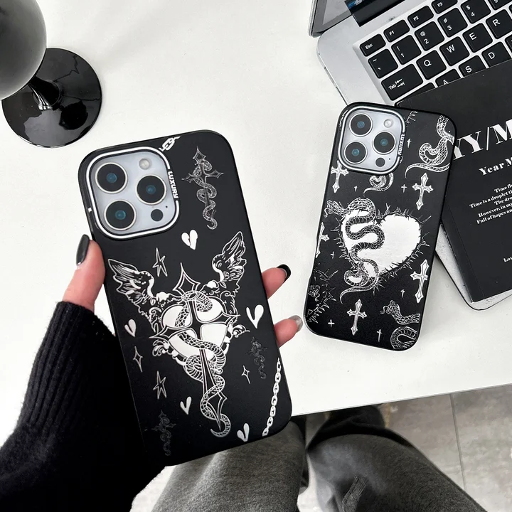  chrome hearts iphone 13/13pro case