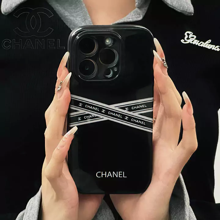 chanel ribbon - knot glossy iphone case