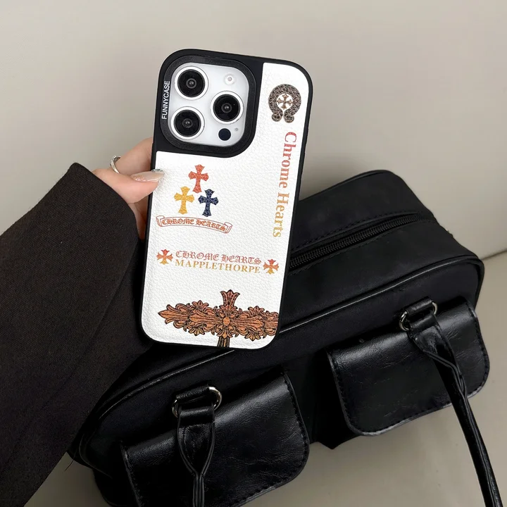  chrome hearts iphone 13/13pro case