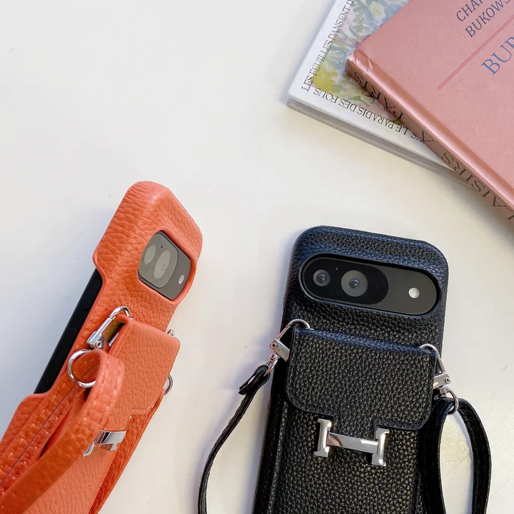  hermes card - slot crossbody iphone 15/15pro case
