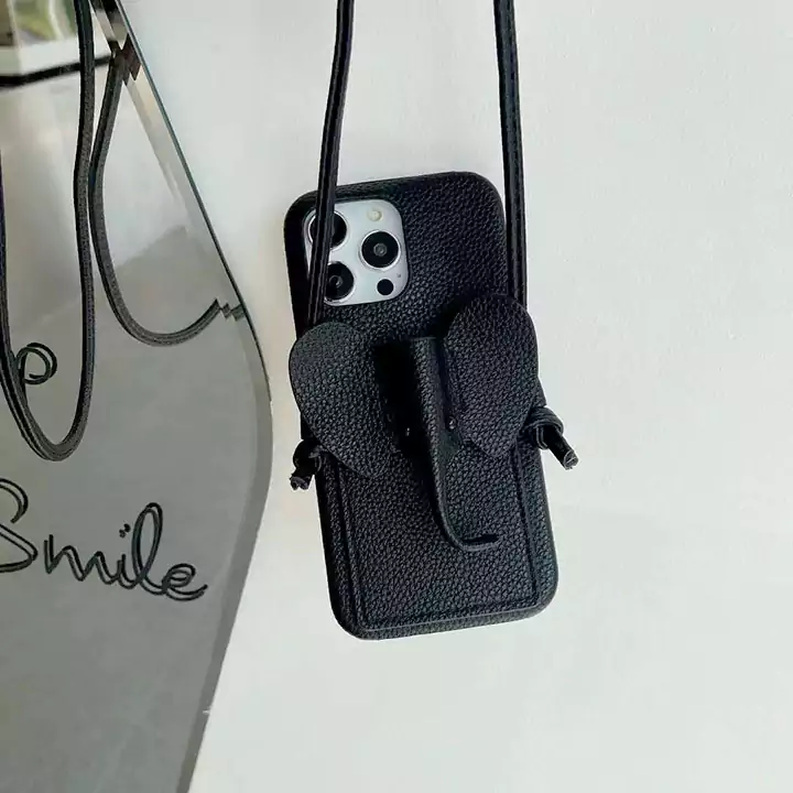 loewe elephant trunk cardholder crossbody iphone 16/16pro/pro max case