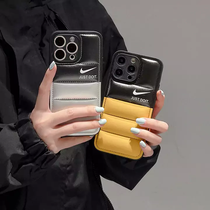 nike dual-color puffer iphone 16/16pro/pro max case