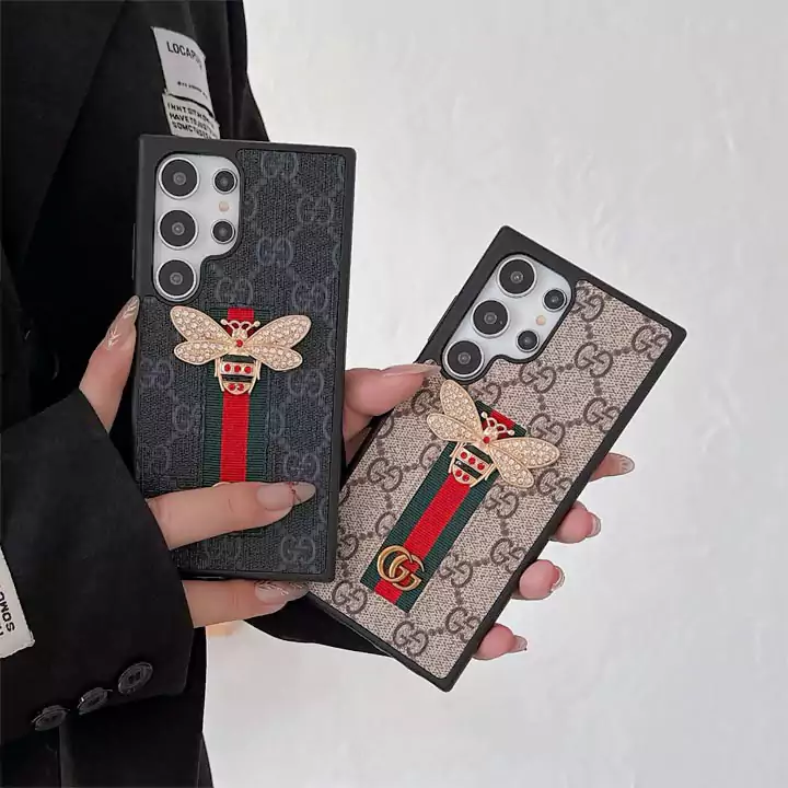 gucci green - trimmed hardware bee samsung galaxy S25 case
