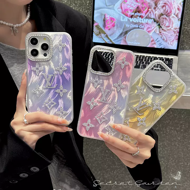 louis vuitton rhinestone - embellished camera lens point - drilled iphone case