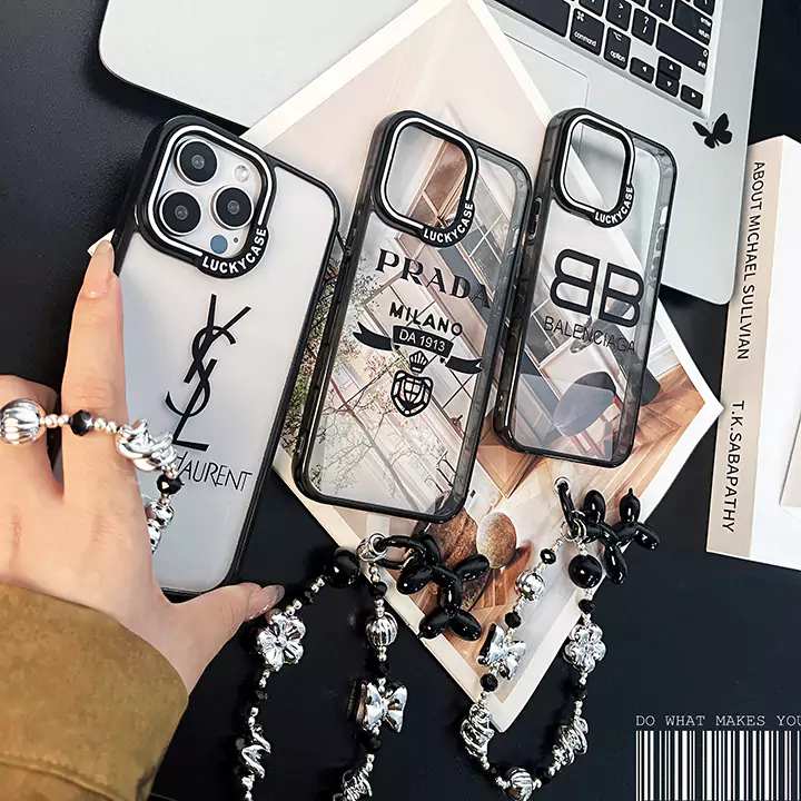 luxury brand chain - attached iphone case