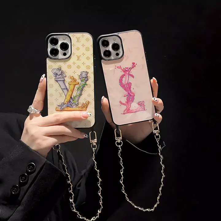 YSL Pink Panther cartoon iPhone case