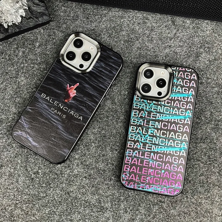 sterling silver plated balenciaga iphone case