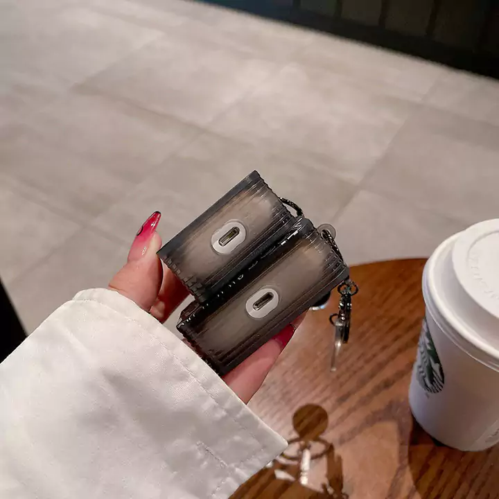 Nike - inspired translucent black square AirPods case，Nike AirPods 4 case，Nike AirPods Pro 2 case，Nike AirPods Pro case，Nike AirPods 3 case，Nike AirPods 1/2 case，translucent black AirPods cover