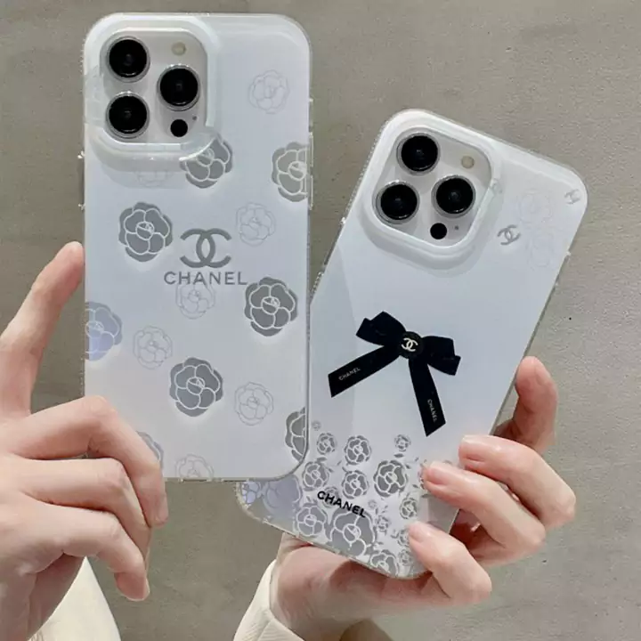 chanel bow and flower iphone case