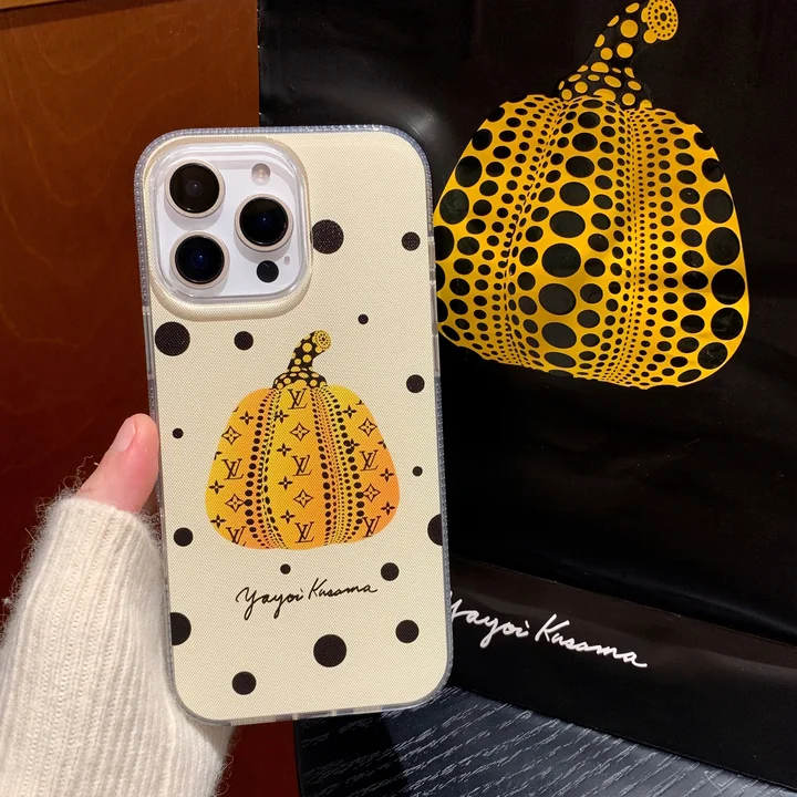  yayoi kusama pumpkin lv chanel iphone 13/13pro case